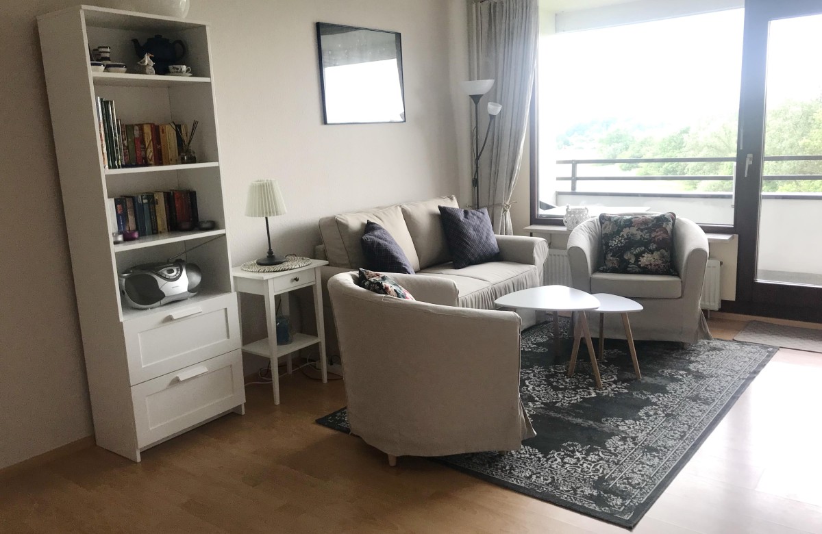 Wohnbereich mit Schlafcouch